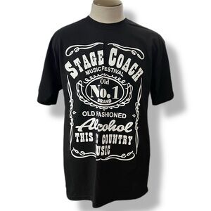 Vintage Stage Coach 2015 Country Music Festival Tim Mcgraw T Shirt Men's LARGE